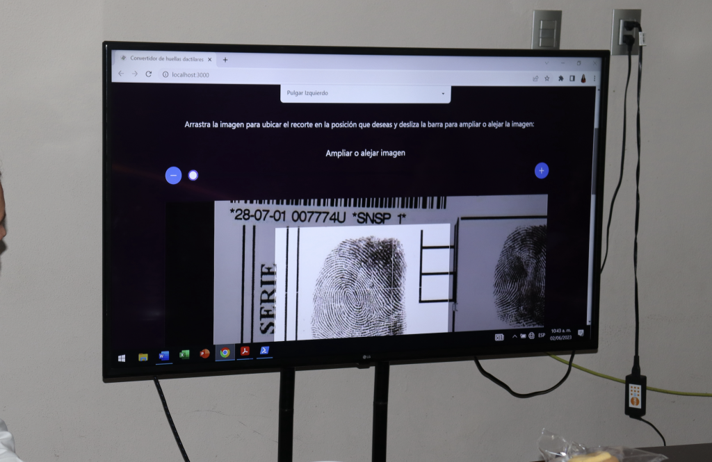 Cotejo dactiloscópico automatizado mejorarán las capacidades de identificación en San Luis Postosí