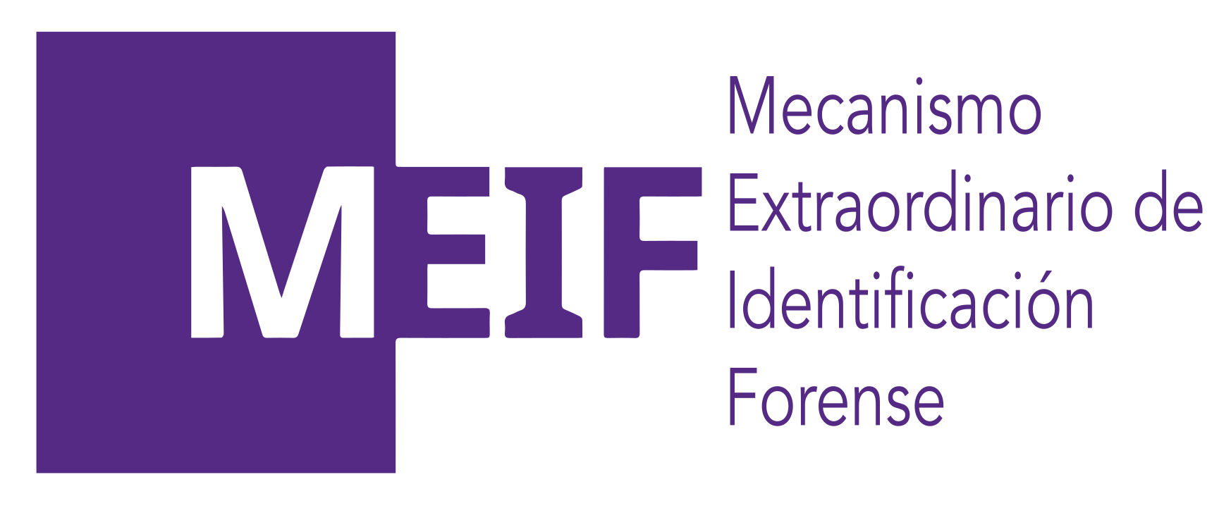 MEIF │ Mecanismo Extraordinario de Identificación Forense