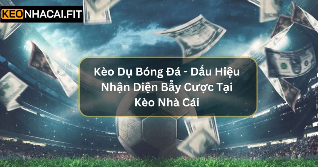 Kèo Dụ Bóng Đá - Dấu Hiệu Nhận Diện Bẫy Cược Tại Kèo Nhà Cái 5 Kèo Dụ Bóng Đá - Dấu Hiệu Nhận Diện Bẫy Cược Tại Kèo Nhà Cái